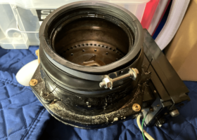 パナソニック製ディスポーザー白い粉