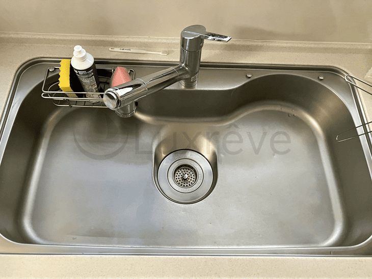 ゼスト製フランジ/キッチン水栓交換前